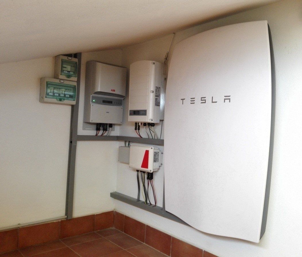 Inverter e batteria di accumulo