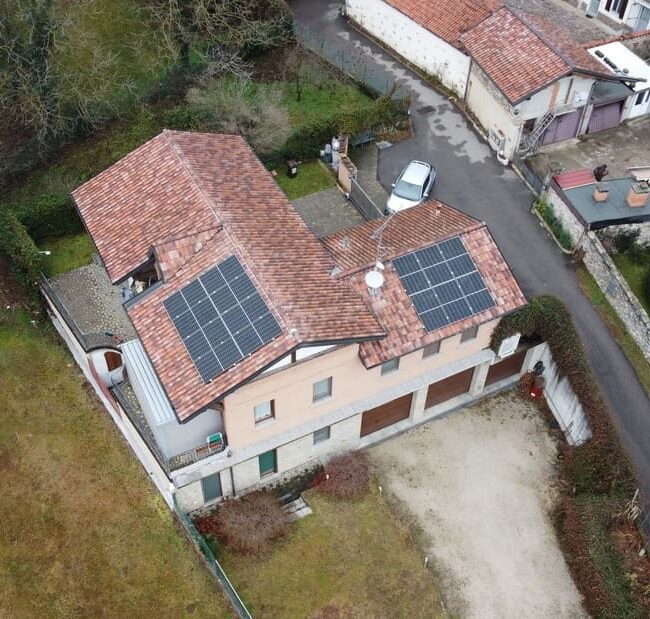 Pannelli fotovoltaici sul tetto
