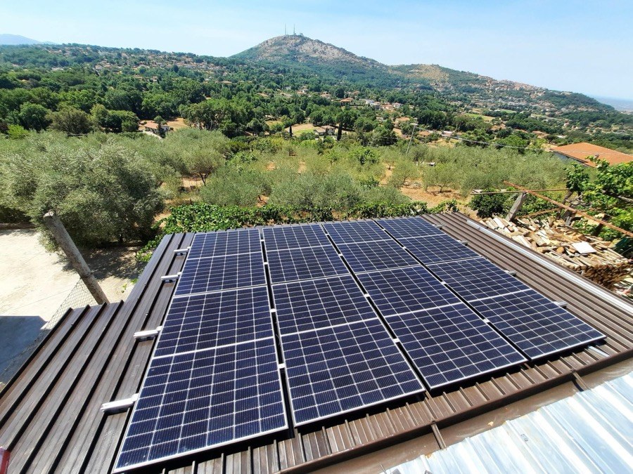 Pannelli fotovoltaici sulla copertura